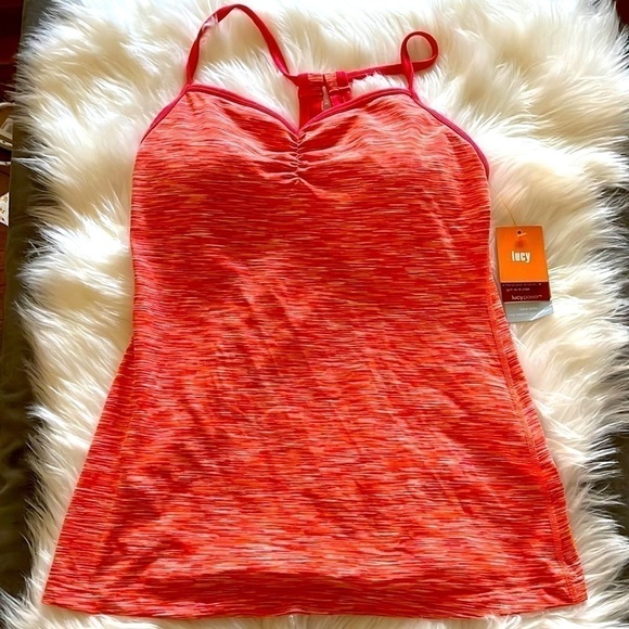 Lucy Heart Center Orange Cami - Picture 3 of 11